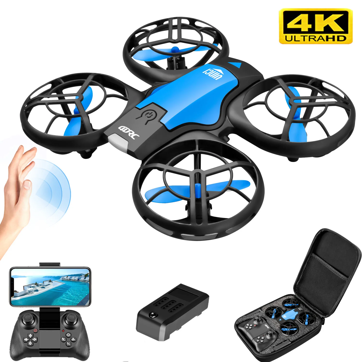 Новый мини-дрон V8 с камерой 4 – обзор и цена Drone Camera Hd