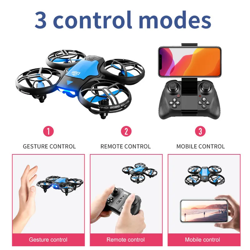Новый мини-дрон V8 с камерой 4 – обзор и цена Drone Camera Hd