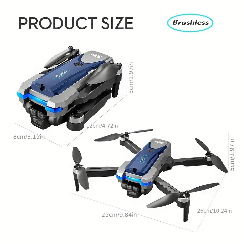 Складной Квадрокоптер S8S, GPS – обзор и цена Drone Camera Hd